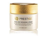 Улиточный крем премиум-класса, разглаживающий морщины Secret Key Prestige Snail + EGF Repairing Cream 50мл