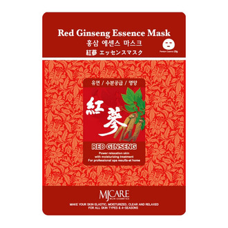 Маска тканевая с красным женьшенем Red Ginseng Essence Mask